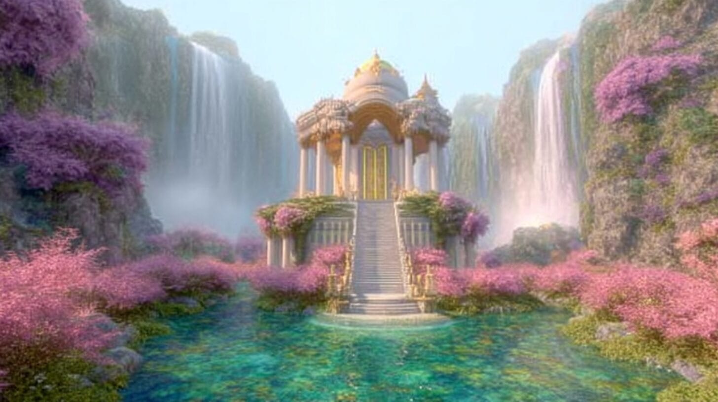 Heiliger Tempel Mittlere Ebenen